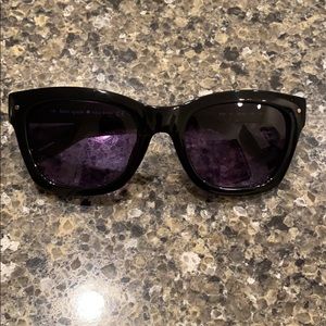 Black Kate Spade sunglasses